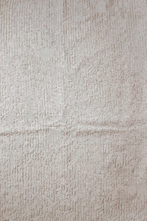 Realistic illustration of the texture of a light beige bath towel with a large volumeの写真素材