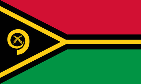 Illustration flag of Vanuatu. Vanuatu flag of background. Flag symbol of Vanuatuan.の写真素材
