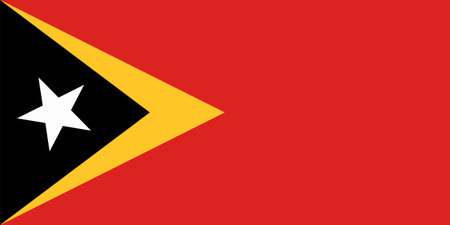 Illustration flag of East Timor. East Timor flag of background. Flag symbol of East Timor.の写真素材