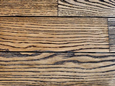 Texture of natural wood. Well crafted wood planks as a background.の写真素材