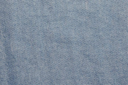 Realistic illustration of blue gray fabric texture background. A piece of cotton fabric is carefully laid out on the surface. textile texture.の写真素材