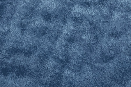 Illustration of blue, textured and fleecy fabric in soft carpet and velor for furniture exterior decoration. Empty homogeneous material texture and empty background.の写真素材