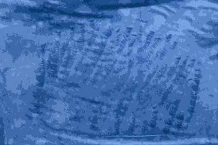 Illustration of blue, textured and fleecy fabric in soft carpet and velor for furniture exterior decoration. Empty homogeneous material texture and empty background.のイラスト素材