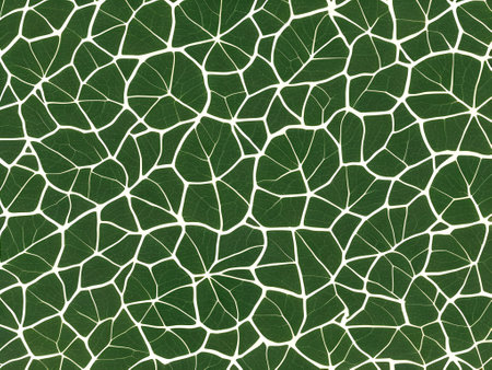 Ginkgo biloba leaf pattern. Vintage botanical background with foliage in hand drawn style. The image was created using generative AI.の素材