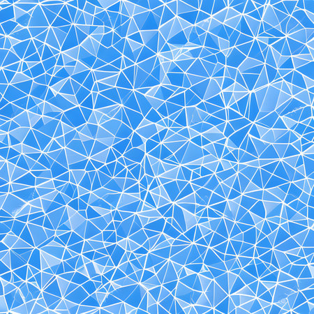 Geometric pattern of overlapping polygons in blue tones. The image was created using generative AI. geometric texture.の素材