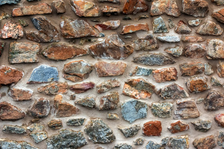 The texture of the stone wall. Background texture of the stone wall of the old castle. Stone wall as background or texture.の写真素材