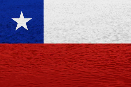 Chile flag on a textured background. concept collage.の写真素材