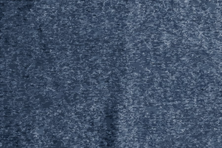 Realistic vector illustration of blue knitwear texture. Abstract modern knitted texture in blue color. Dark knitted backgroundのイラスト素材