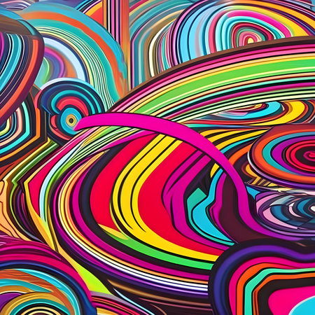 Abstract background in cyberpunk style. Geometric pattern in modern style. The image was created using generative AI.の素材