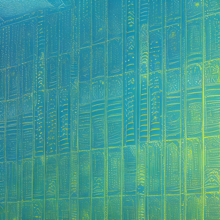 Abstract background in cyberpunk style. Geometric pattern in modern style. The image was created using generative AI.の素材