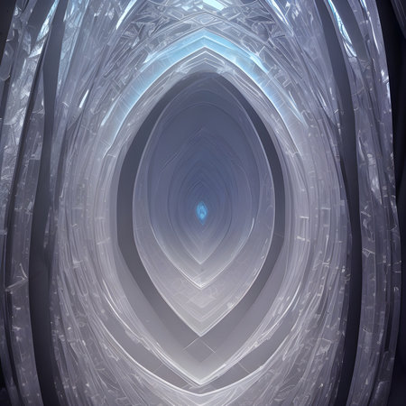Fantasy generative AI Glassformism. Background made of transparent glass and crystals.の素材