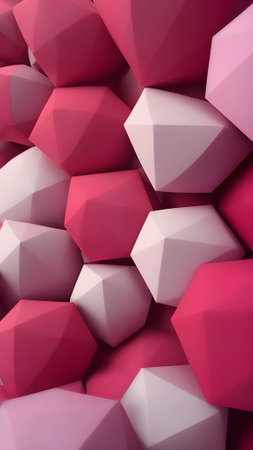 Vertical layout for Valentine's Day. Greeting card template. Generative AI.の素材