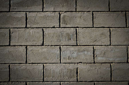 Brick Cemented Grey Wall