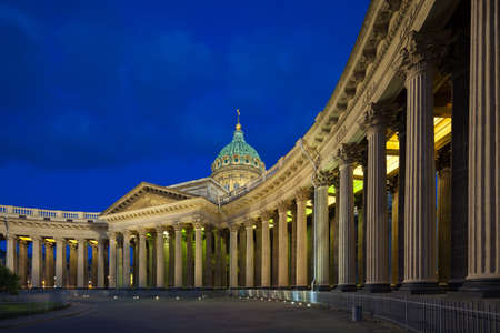 Kazan Cathedral in St  Petersburgの写真素材