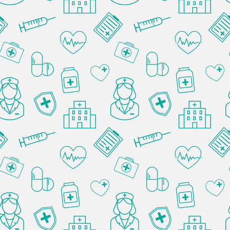 Dental seamless background for websites, business cards, brochures.のイラスト素材