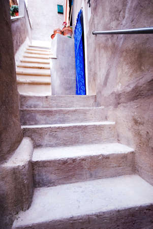 Italian steps leading up to old home... Italyの写真素材
