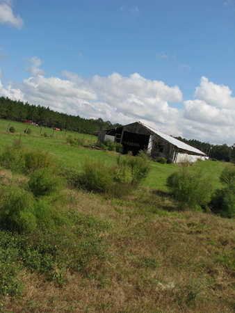 barn landscapeの写真素材