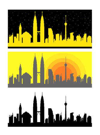 KL Cityのイラスト素材