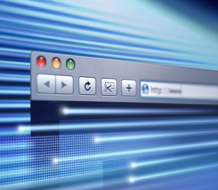High speed internet browser connection