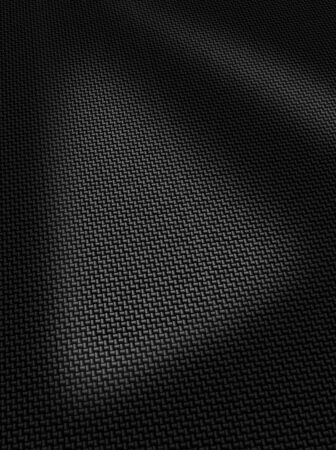 Woven black carbon fibre surface texture verticalの写真素材