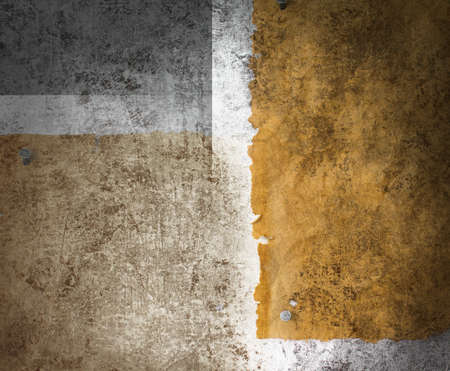 Textured background rough silver patina and sepia paperの写真素材