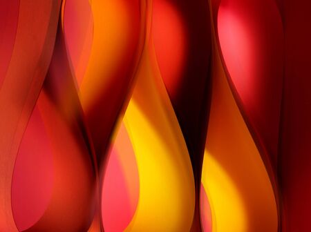Hot colors palette flame wave form papersの写真素材