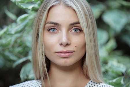 Beauty woman portrait, perfect skin, natural cosmetic