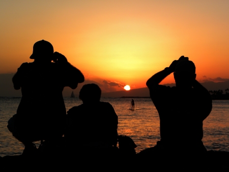     Capturing the sun                           の写真素材