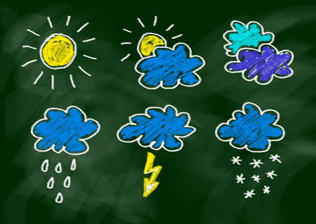 Drawing of weatherの写真素材
