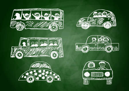Collection of cars     のイラスト素材