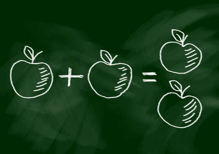 Drawing of apples
