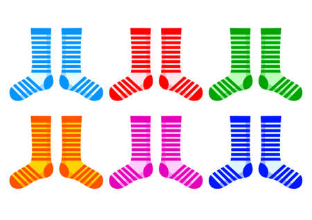 Collection of socks        のイラスト素材