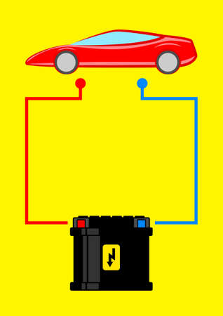 Car battery のイラスト素材
