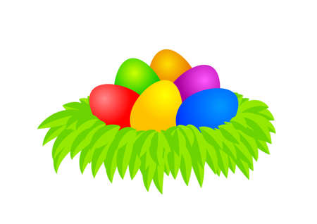 Easter eggs のイラスト素材