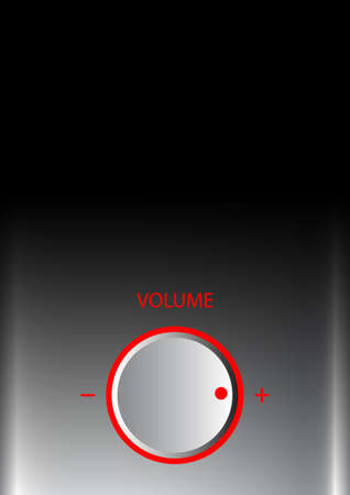 Background with volume knobのイラスト素材