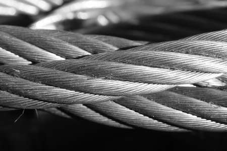 Galvanized wire ropeの写真素材