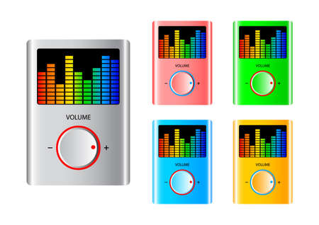 Mp3 playerのイラスト素材