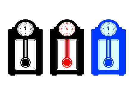 Clock collectionのイラスト素材