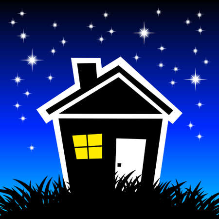 Night houseのイラスト素材