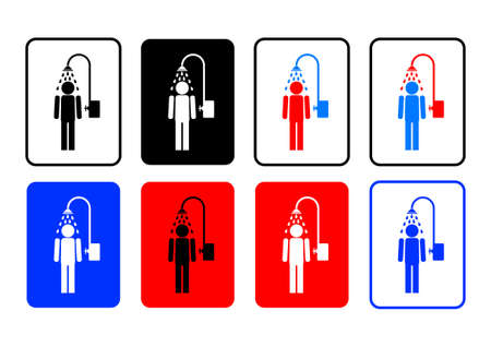 Shower icons    のイラスト素材