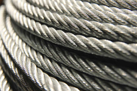 Galvanized wire ropeの写真素材