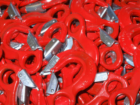 Red hooks     の写真素材