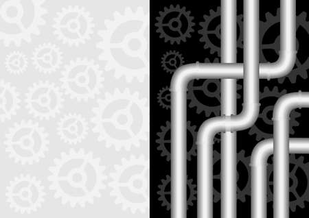 Industrial abstraction のイラスト素材