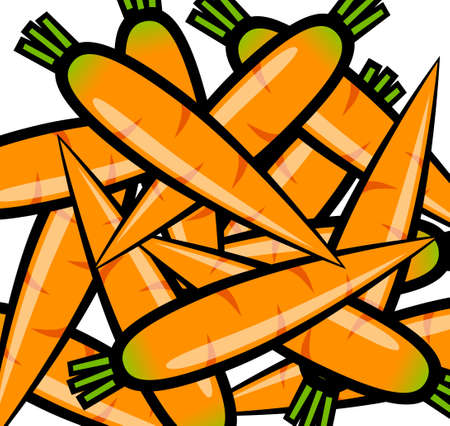 Orange carrotsのイラスト素材