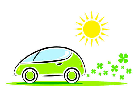 Eco carのイラスト素材