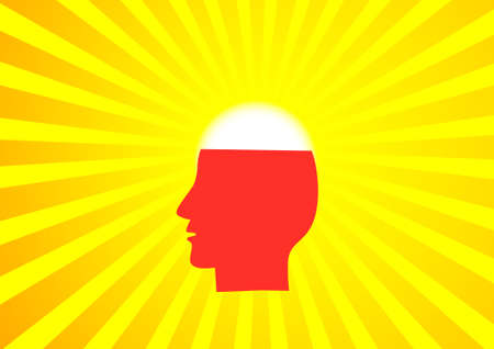 Silhouette of headのイラスト素材