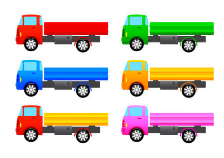 Truck collectionのイラスト素材