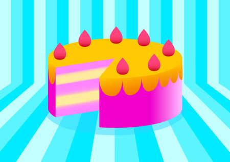 Strawberry cake 