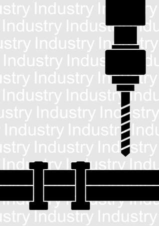 Industrial backgroundのイラスト素材