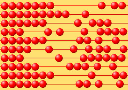 Close-up of abacusのイラスト素材